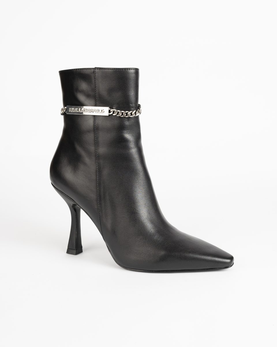 KL 31854 000 1 Кожени боти Karl Lagerfeld Verona Ankle Boots