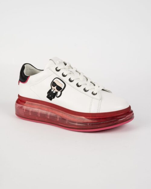 - Сникърси KARL LAGERFELD KAPRI White Lthr W/Red - KL 62530 01P 1