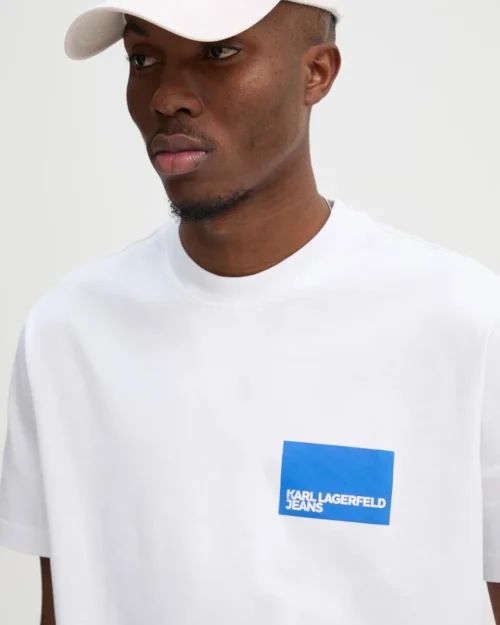 - Мъжка тениска KLJ REGULAR SSLV LOGO TEE - 231d1706 white 1