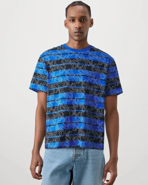 - Мъжка тениска KLJ RELAXED AOP SSLV TEE - 245d1703 1