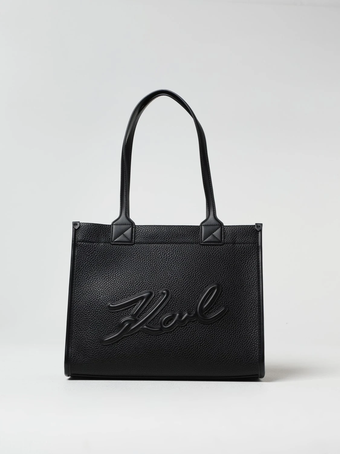 - Чанта K/SKUARE MD TOTE GRAINY - 245w3092 karl lagerfeld