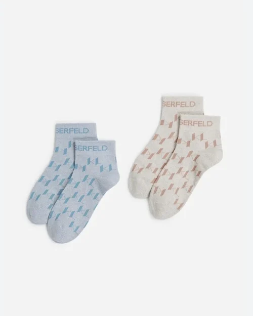 - Дамски чорапи K/MONOGRAM SHORT SOCKS - a2w47007 2